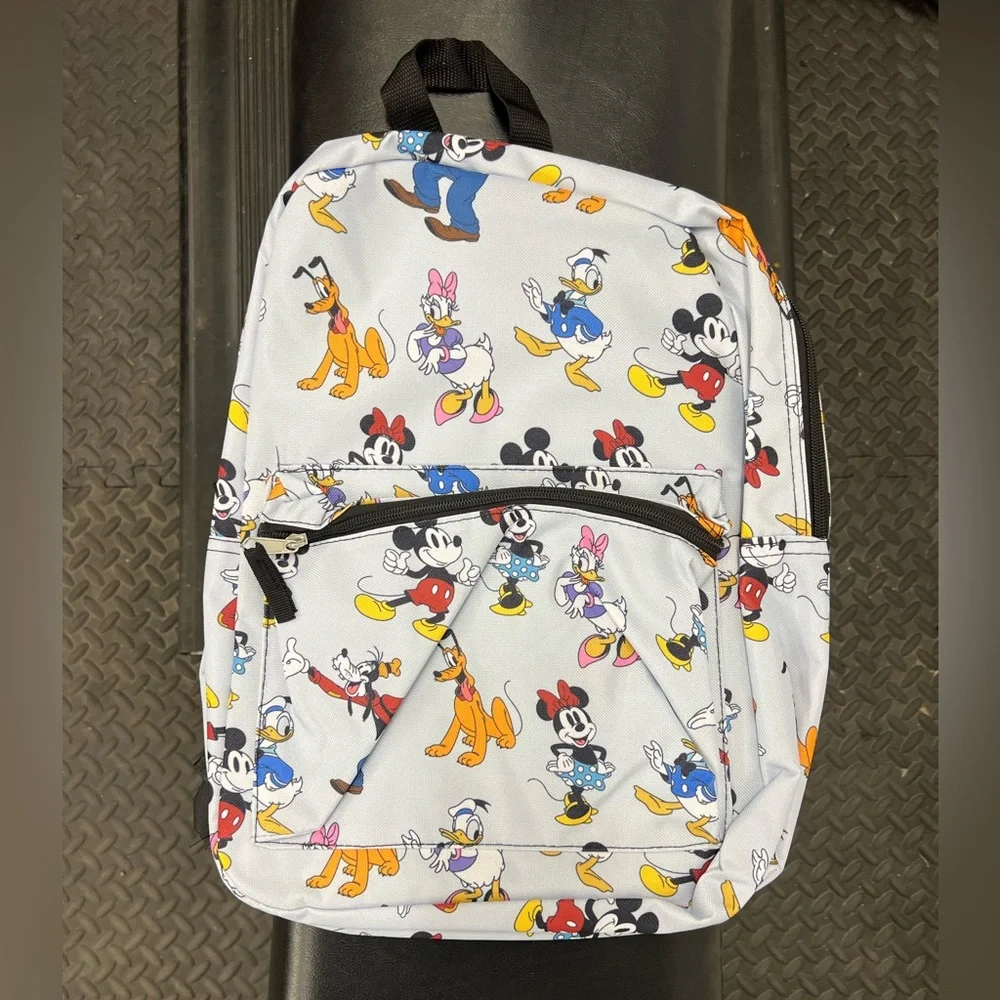 Disney Cartoon Character Print Backpack